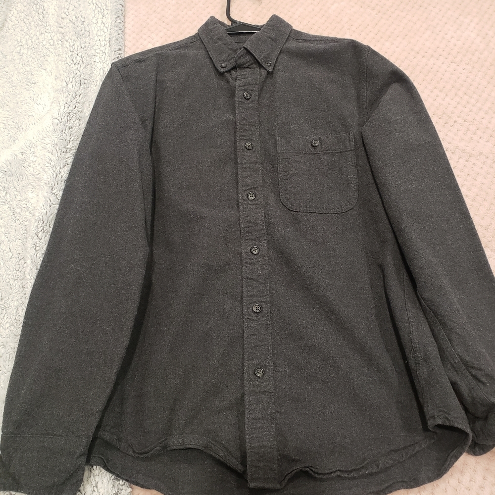 J Crew bottom up shirt.